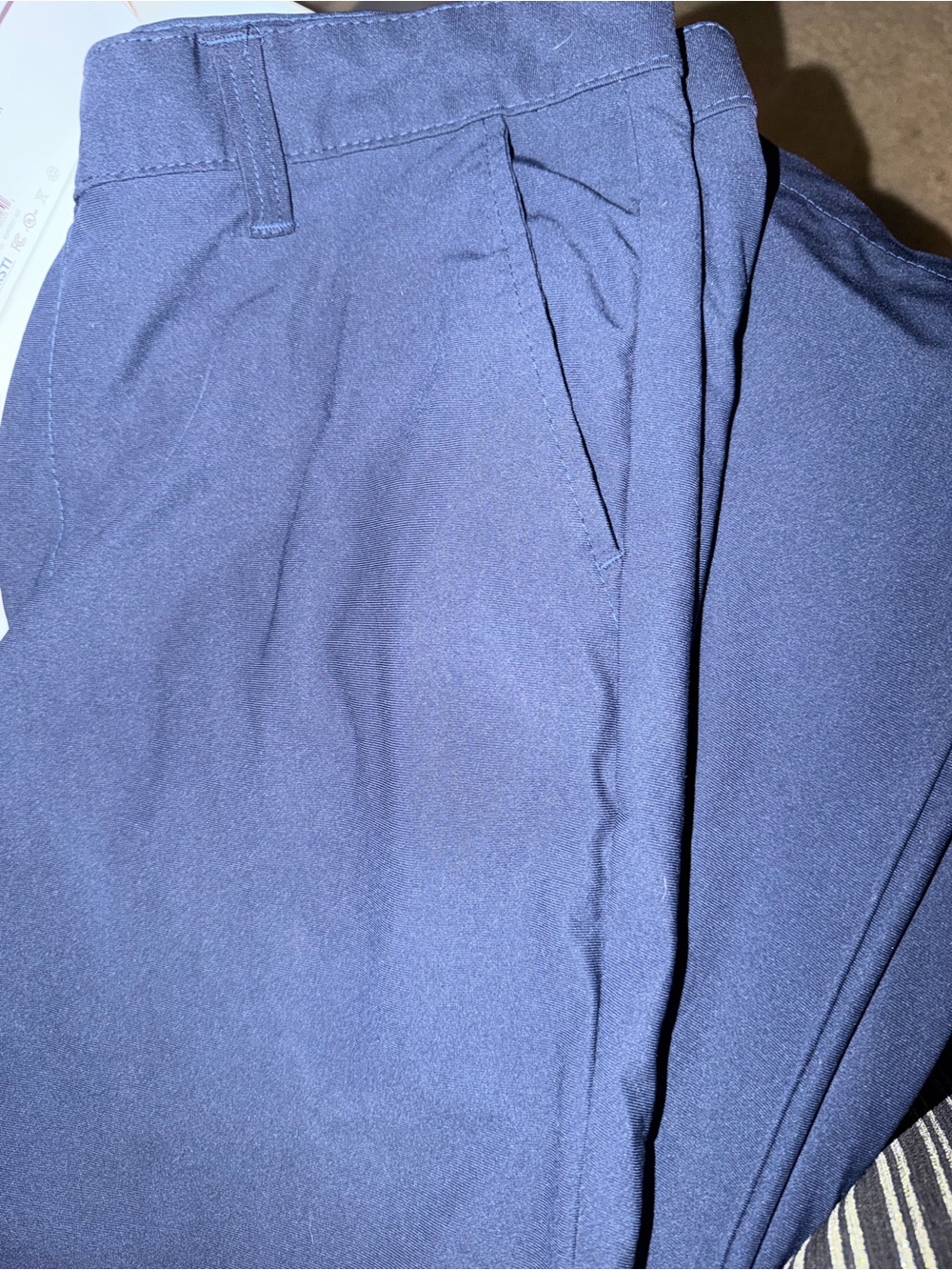 New Balance Men's Navy Straight-Leg Casual Pants